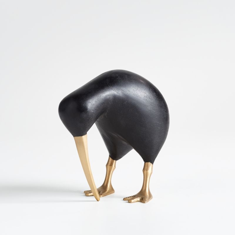 Black Wood Kiwi Bird - Image 2