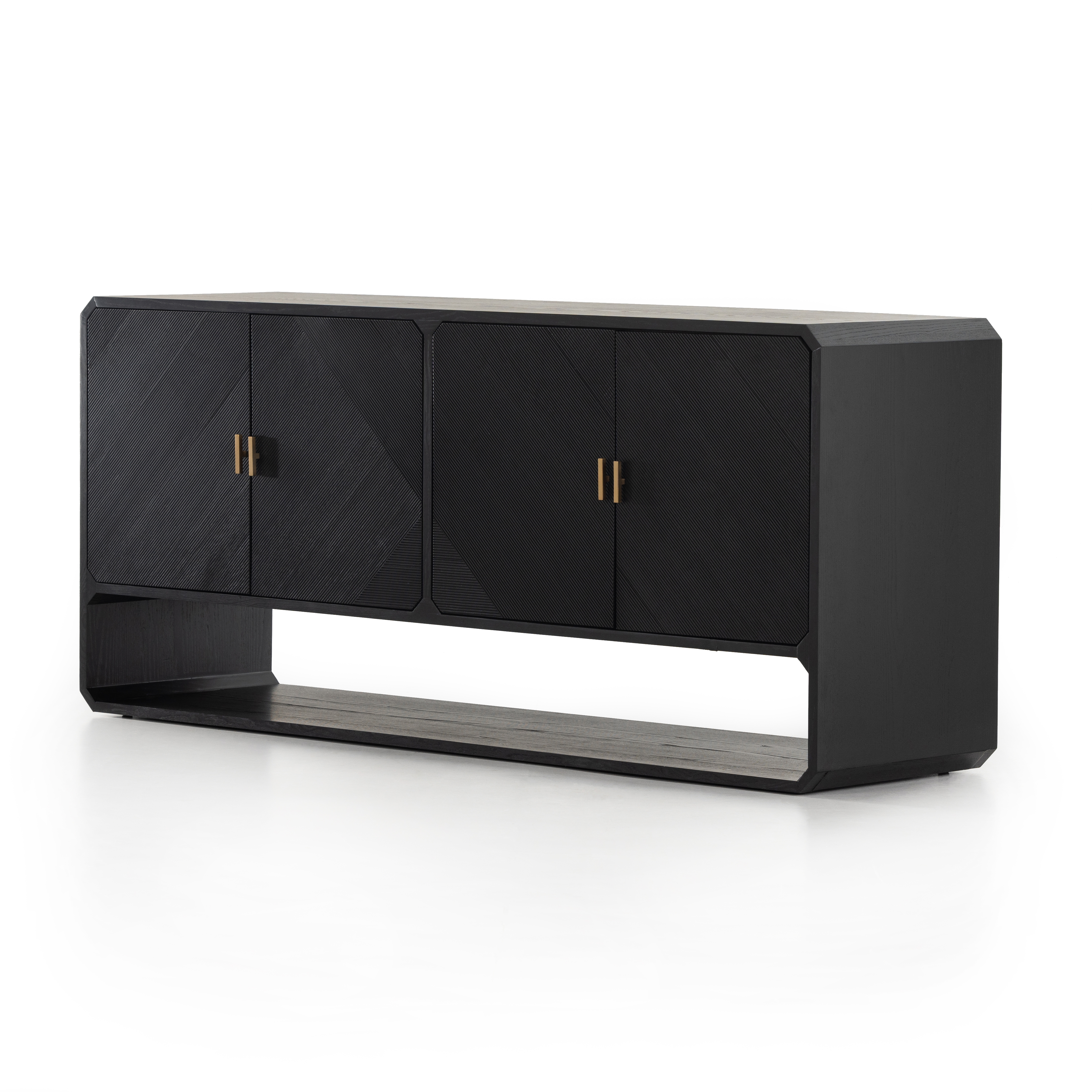 Caspian Sideboard-Black Ash Veneer - Image 1