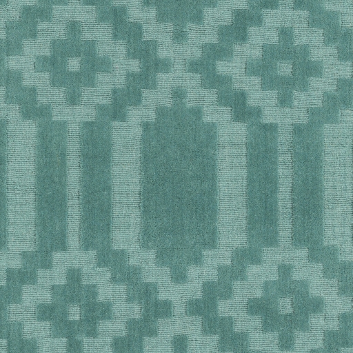 Metro Green Indoor 9'9" x 9'9" Handmade Rug - Image 0