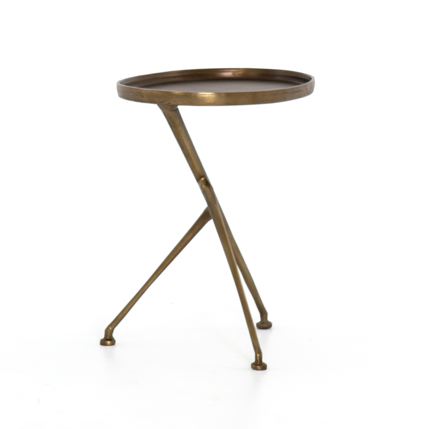 Schmidt Accent Table - Raw Antique Brass - Image 5