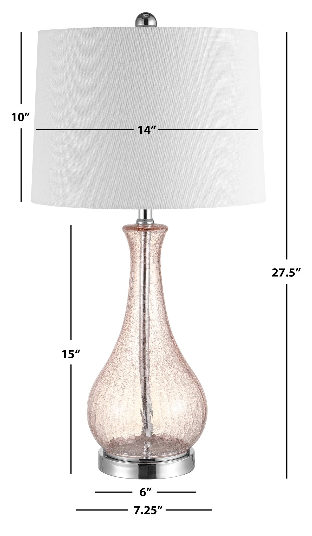 Finnley Table Lamp - Blush - Image 0