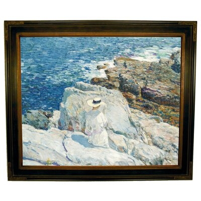 'The South Ledges, Appledore 1913' by Childe Hassam Framed Painting Print - Image 0