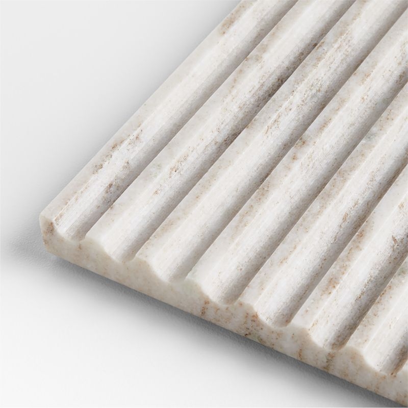 Dune Fluted Marble Trivet by Gaby Dalkin - Image 1