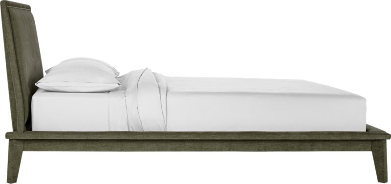 Atria Upholstered Nailhead King Bed Grey - Image 4