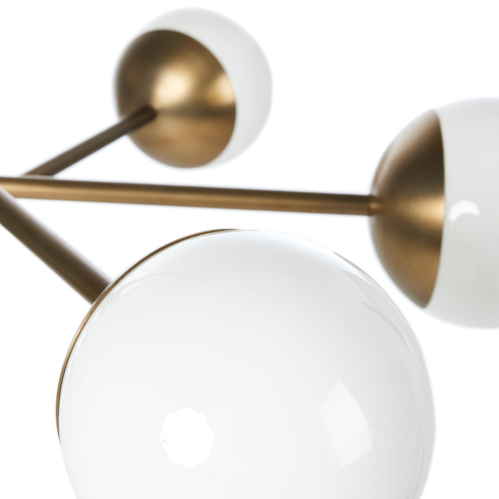 Oriana Chandelier - Aged Brass Iron - Image 7