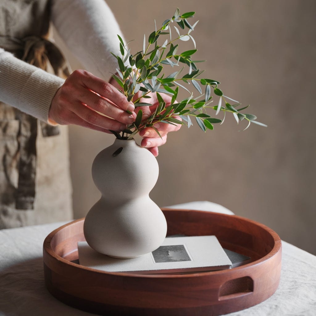 The Citizenry Hansa Vase | Matte Ivory - Image 2