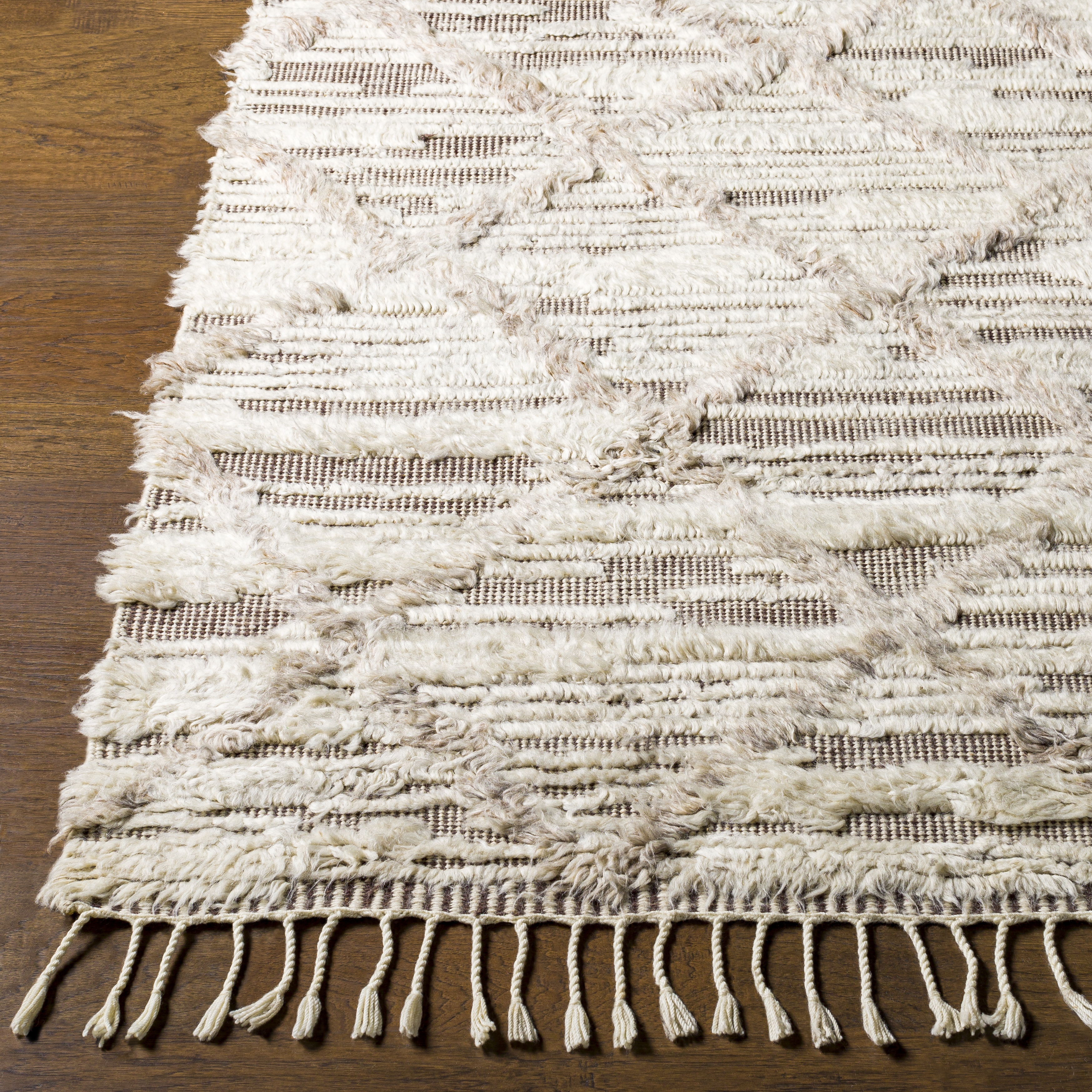 Sahara Beige Indoor 6' x 9' Handmade Rug - Image 2