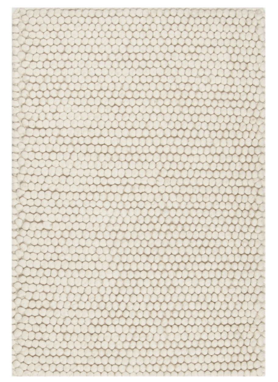 Arlo Home Hand Woven Area Rug, NAT620A, Ivory,  2' X 3' - Image 0