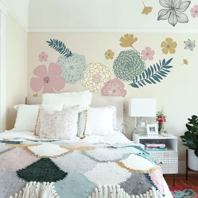 Perennial Blooms Wall Decal - Image 0