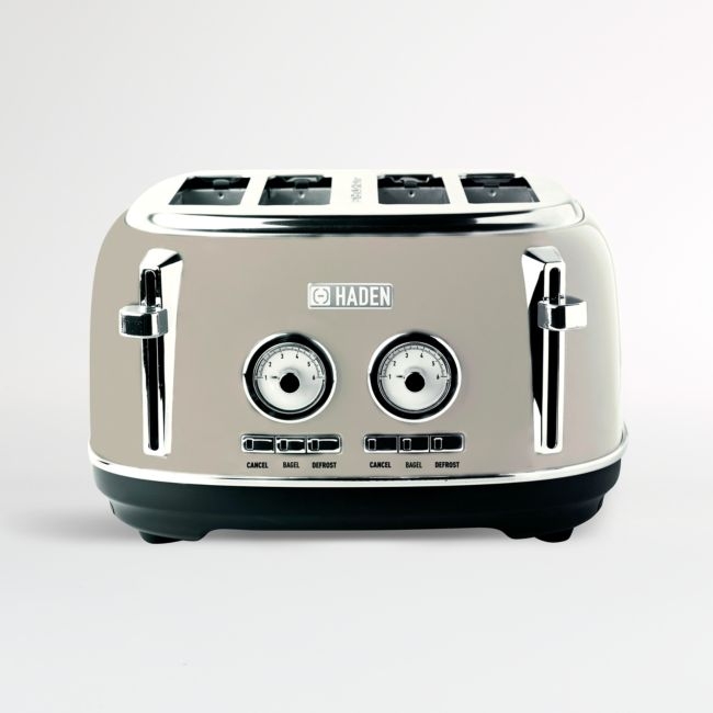 HADEN Dorset Putty Beige 4-Slice Toaster - Image 0