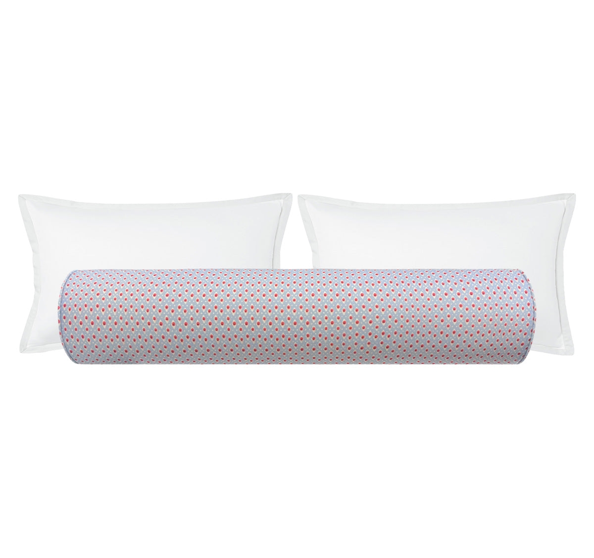 BOLSTER | ELLISTON HOUSE : DELLA DOT // RADISH - TWIN // 9" X 24" - Image 0