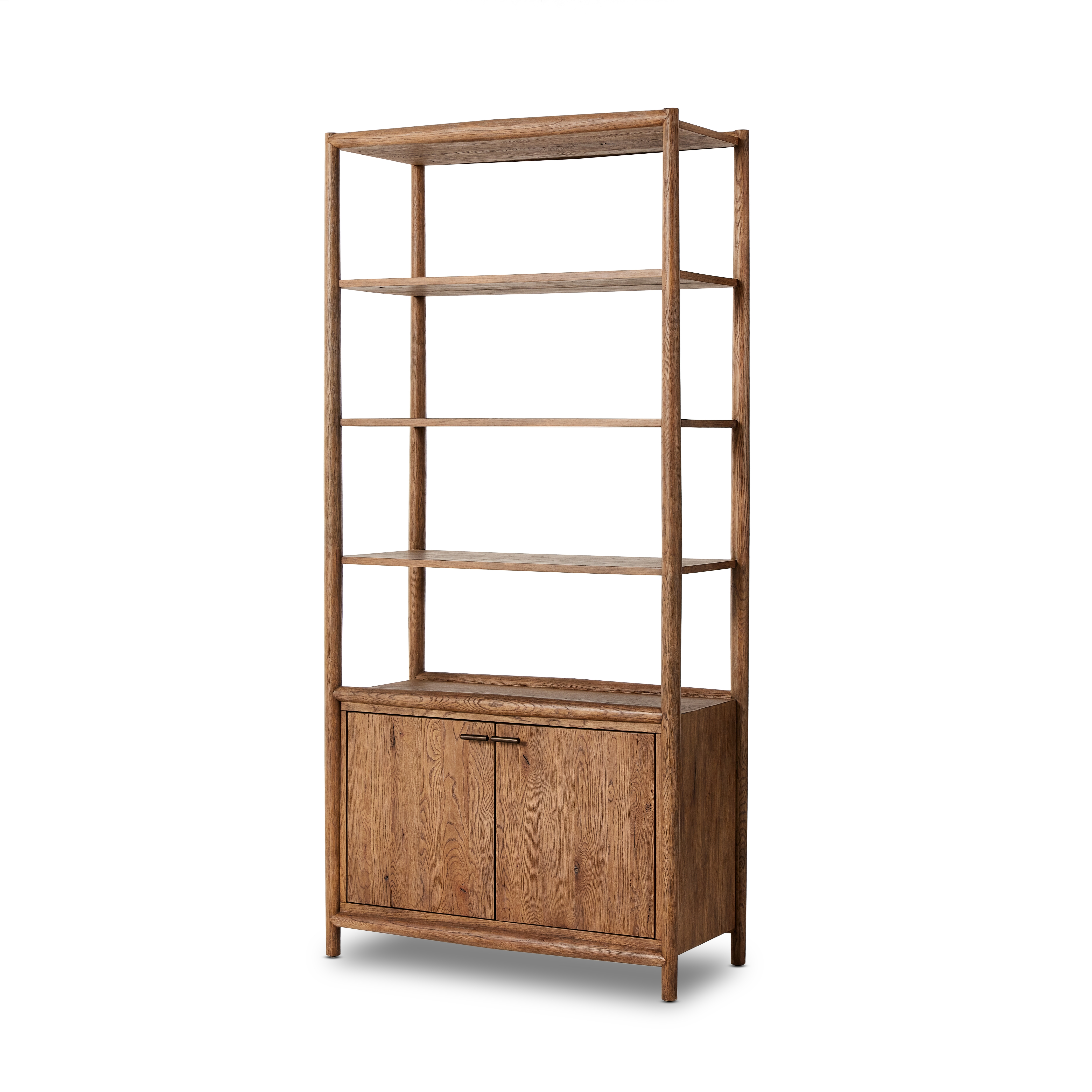 Glenview Bookcase - Weathered Oak - Image 1