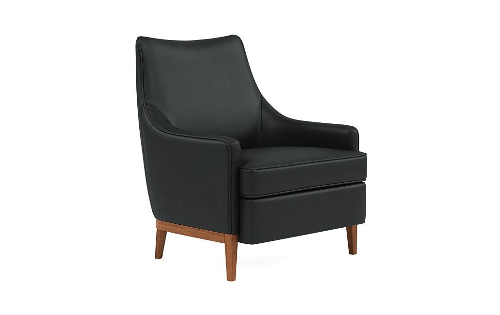 Kingsley Leather Accent Chair - Image 1