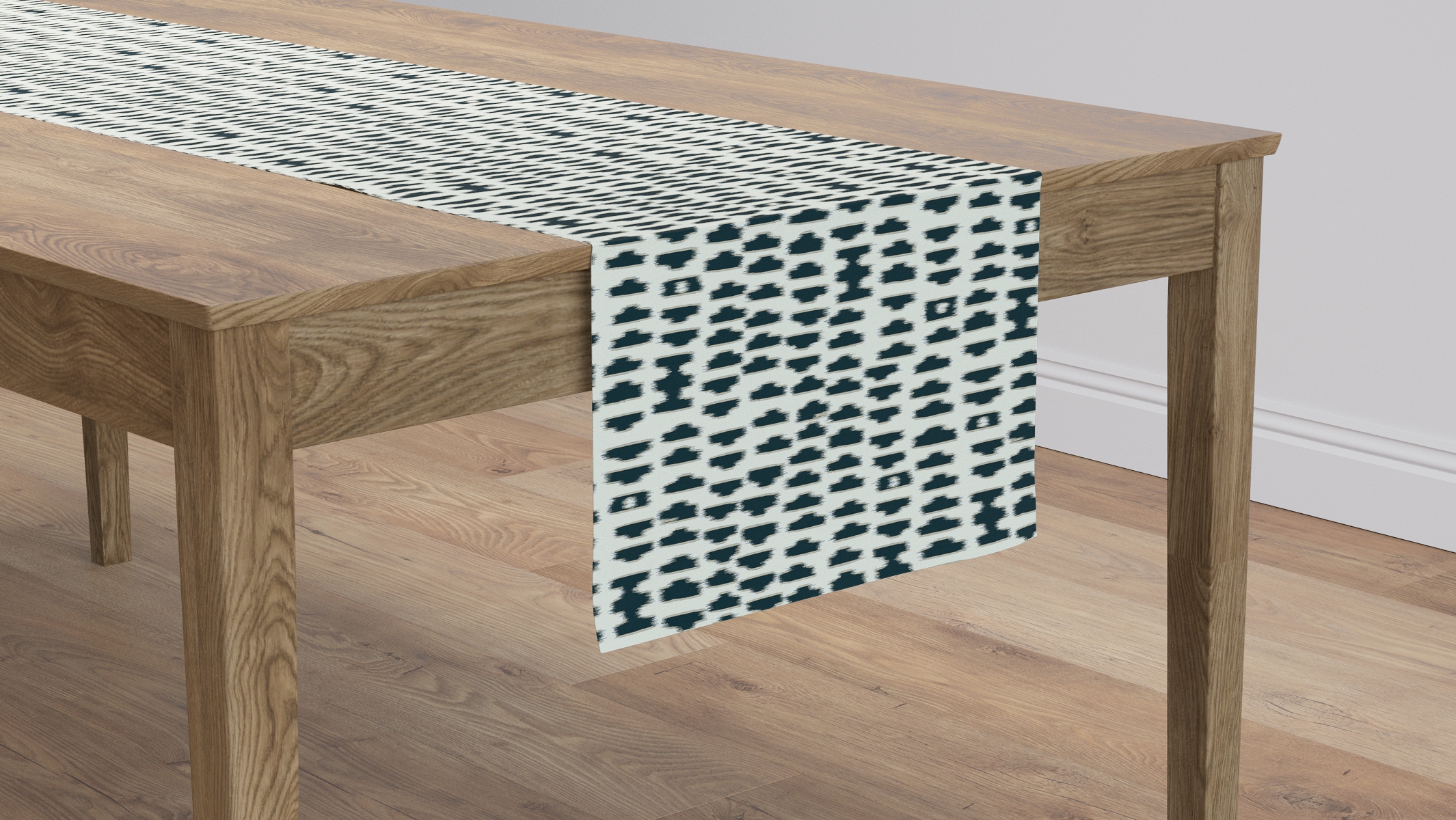 Table Runner 16" x 90", Ivory Odalisque, 16" x 90" - Image 0