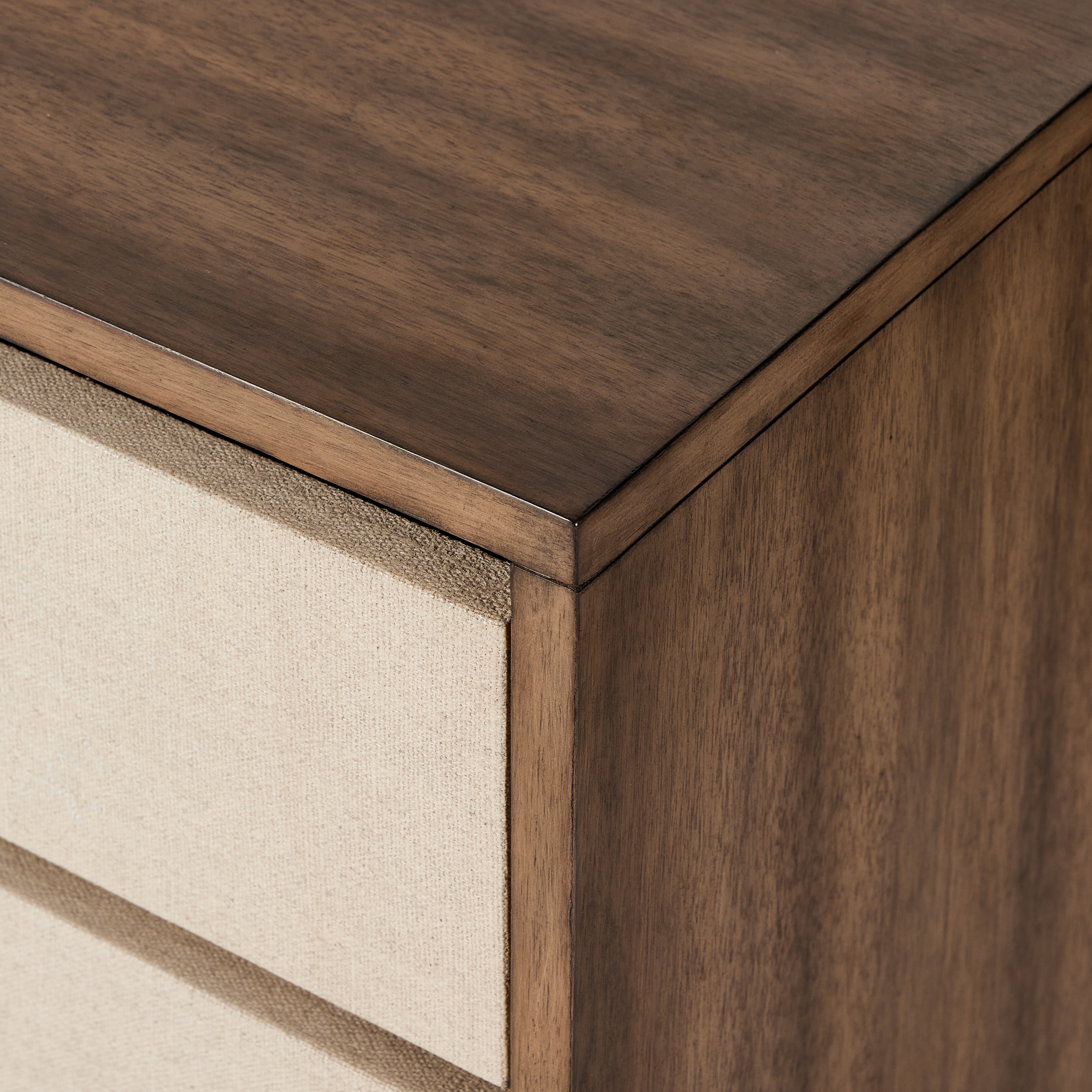 Grove Nightstand-Beige Painted Linen - Image 9