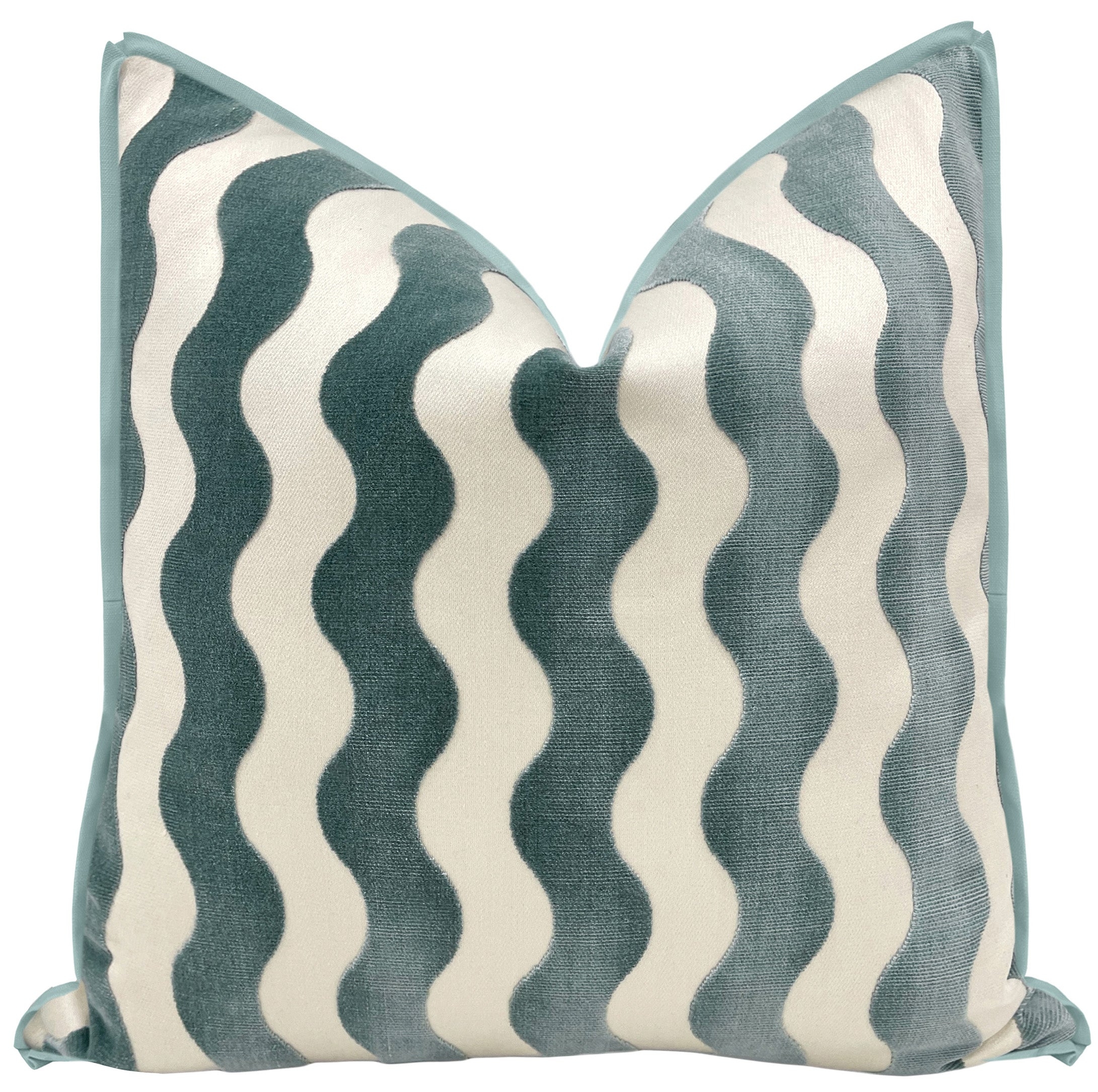 THE WAVE // SKY | SCHUMACHER - 14" X 36" / BUTTERFLY FLANGE / Lilac - Image 1