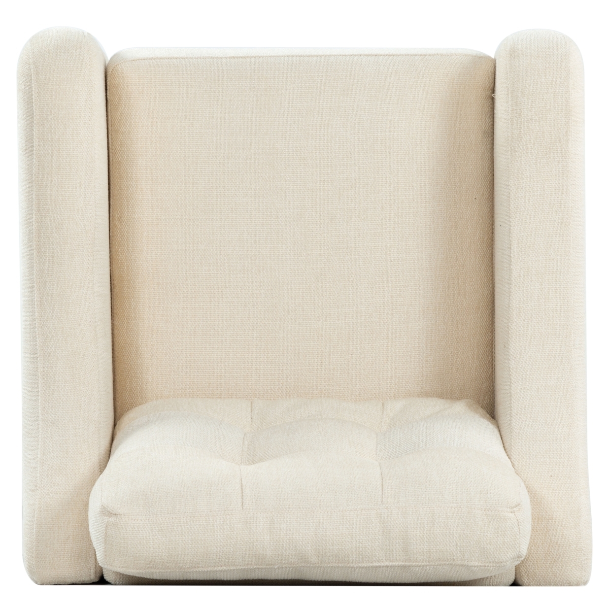 Nathaniel Tufted Back Accent Chair - Creme - Image 6