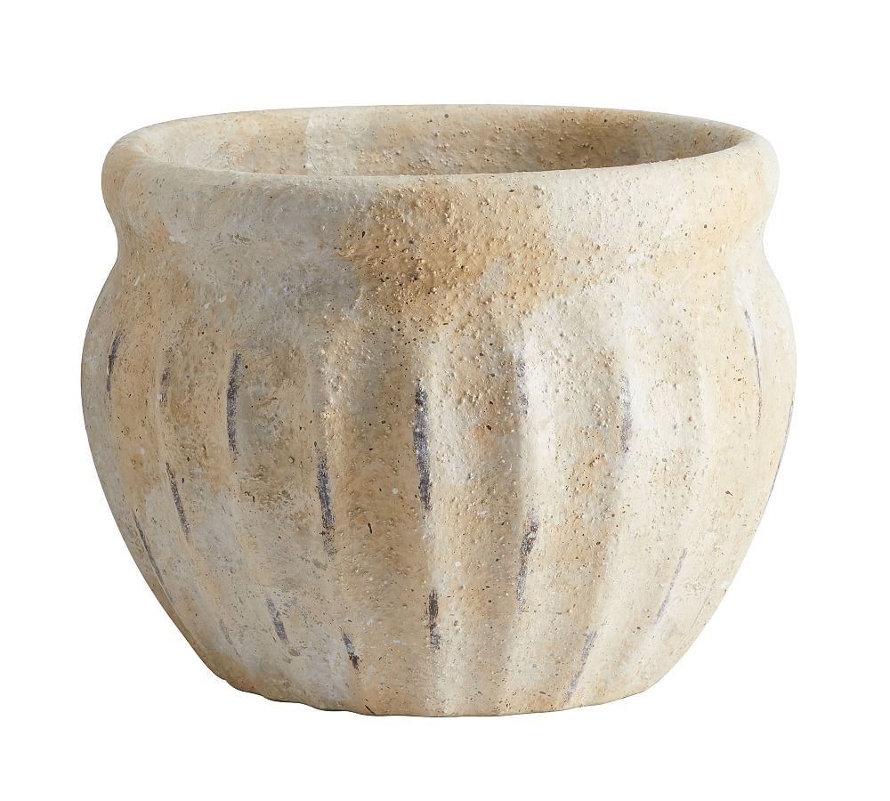 Weathered Handcrafted Terra Cotta Planter - Image 0