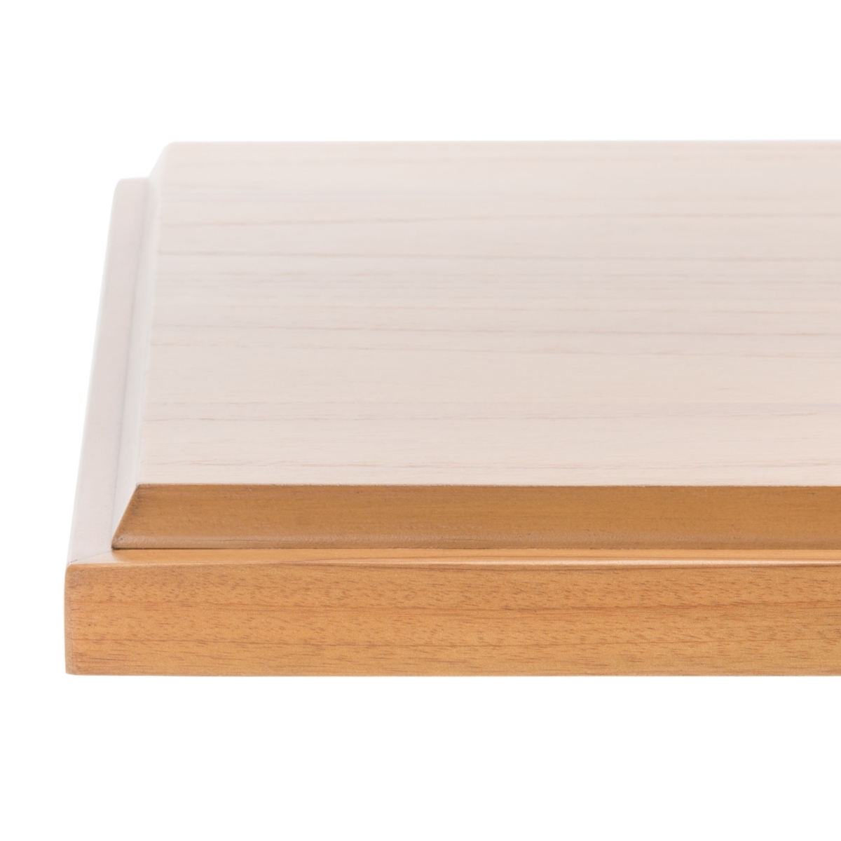 Suette 2 Shelf Coffee Table - Natural / Walnut - Safavieh - Image 2