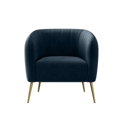 Dany 28'' W Tufted Barrel Chair - Image 0