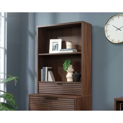2-Shelf Library Hutch With Pull Out Drawer - Image 0