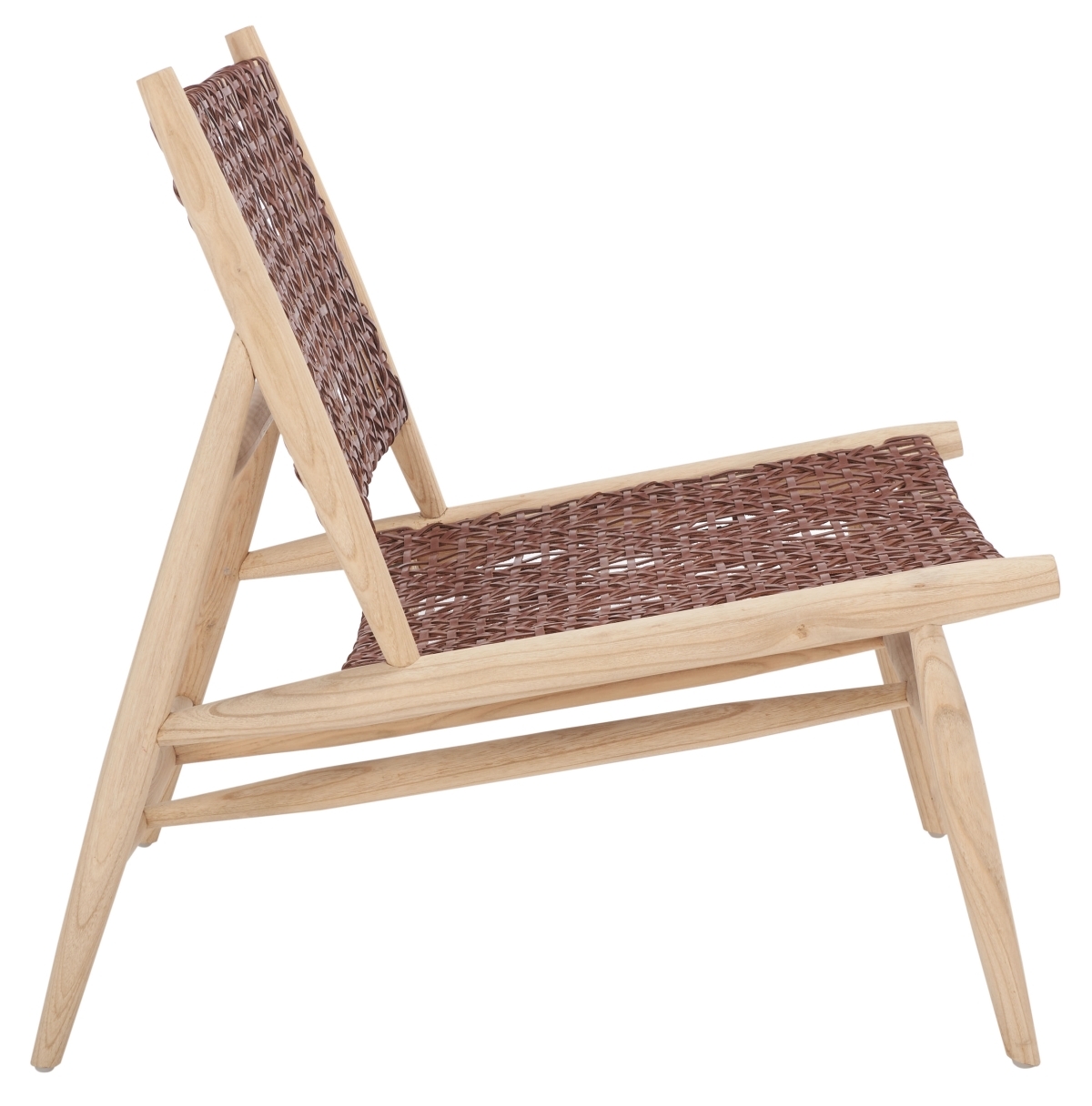 Bandelier Accent Chair - Cognac / Natural - Safavieh - Image 7