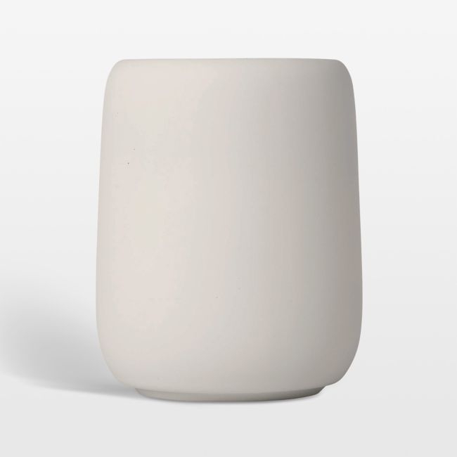 Blomus SONO Ceramic Moonbeam Cream Bathroom Tumbler - Image 0