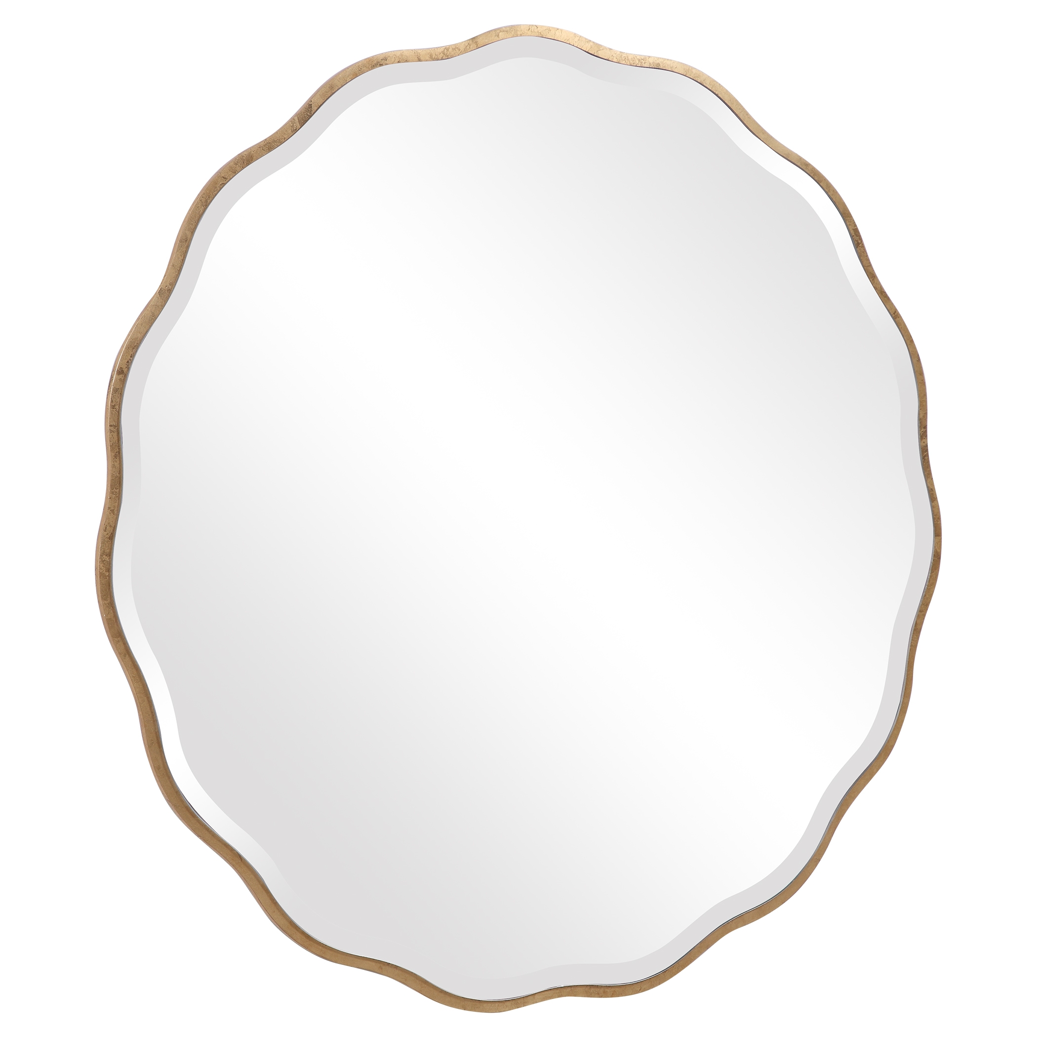 Aneta Gold Round Mirror - Image 4