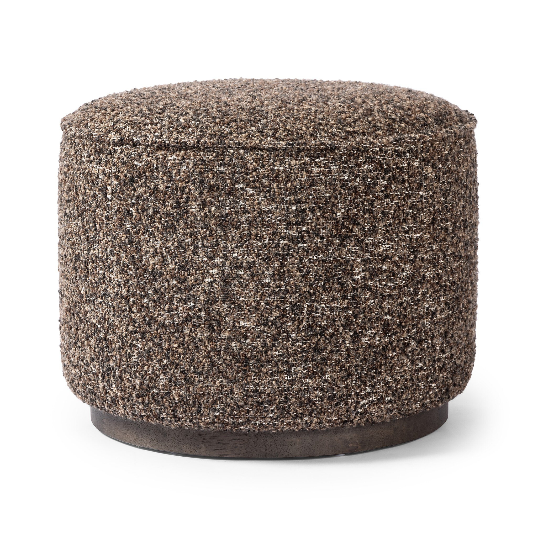 Sinclair Round Ottoman - Ivan Granite - Image 3