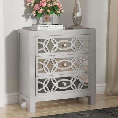 Bester 3 - Drawer Mirrored Accent Chest - Image 0