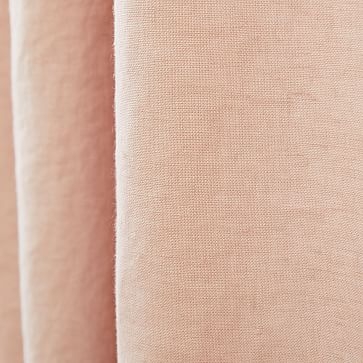 Belgian Linen Curtain, Adobe Rose, 48"x108" - Image 2