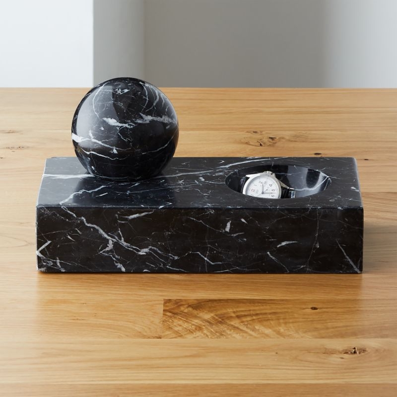 Marble Paperweight and Catchall - Image 3