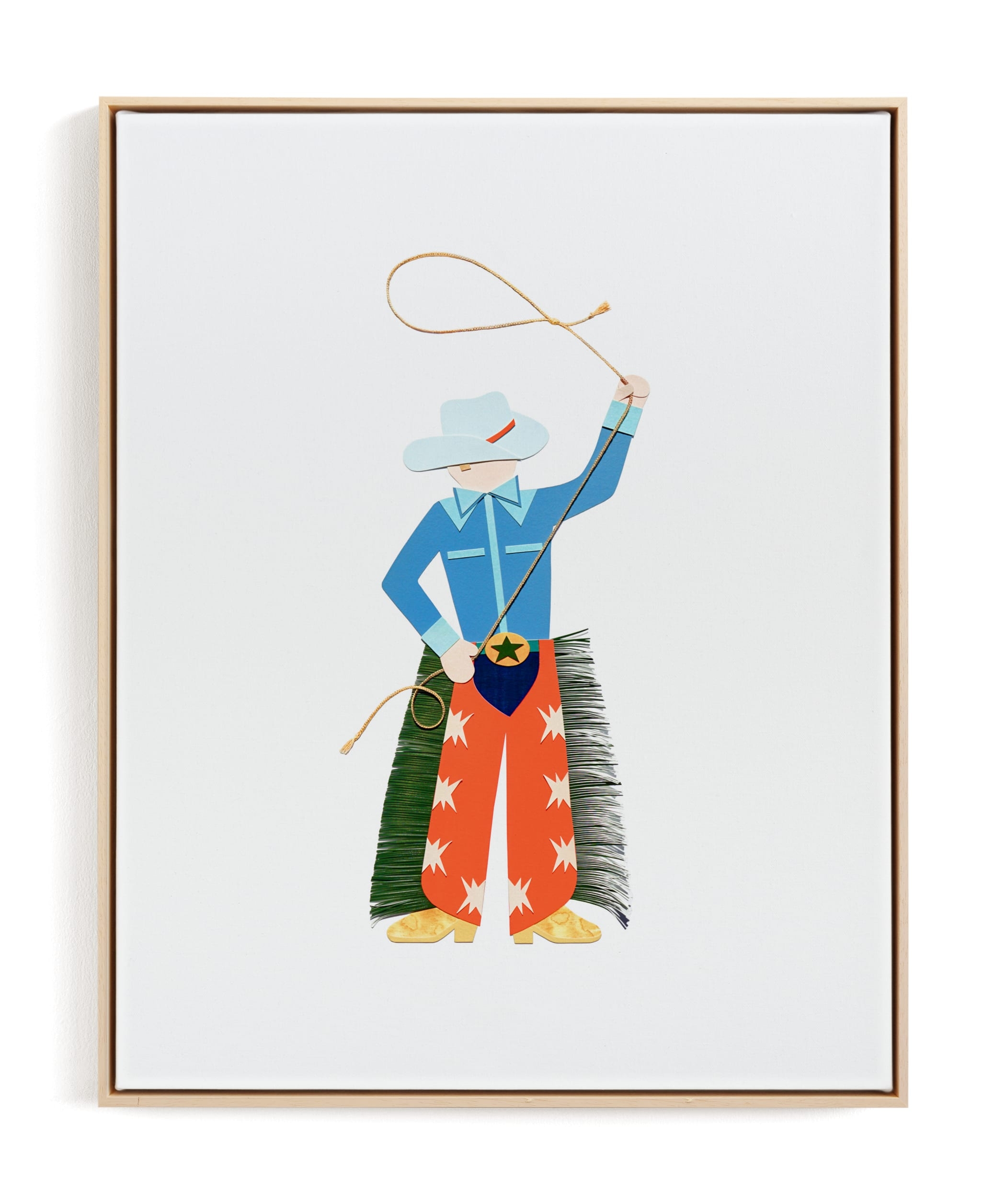 Cowboy Carl Limited Edition Children's Art Print - Image 0