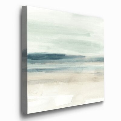 'Blue Sands I' - Wrapped Canvas Print - Image 0