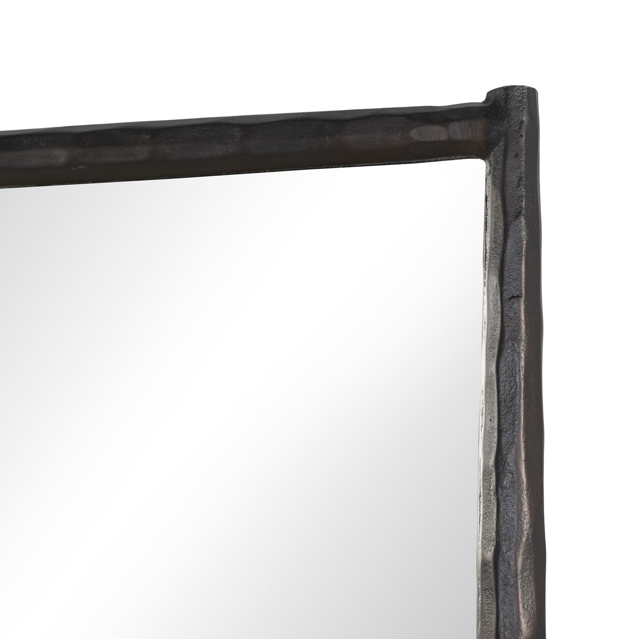 Tapered Floor Mirror - Bronzed Aluminum - Image 1