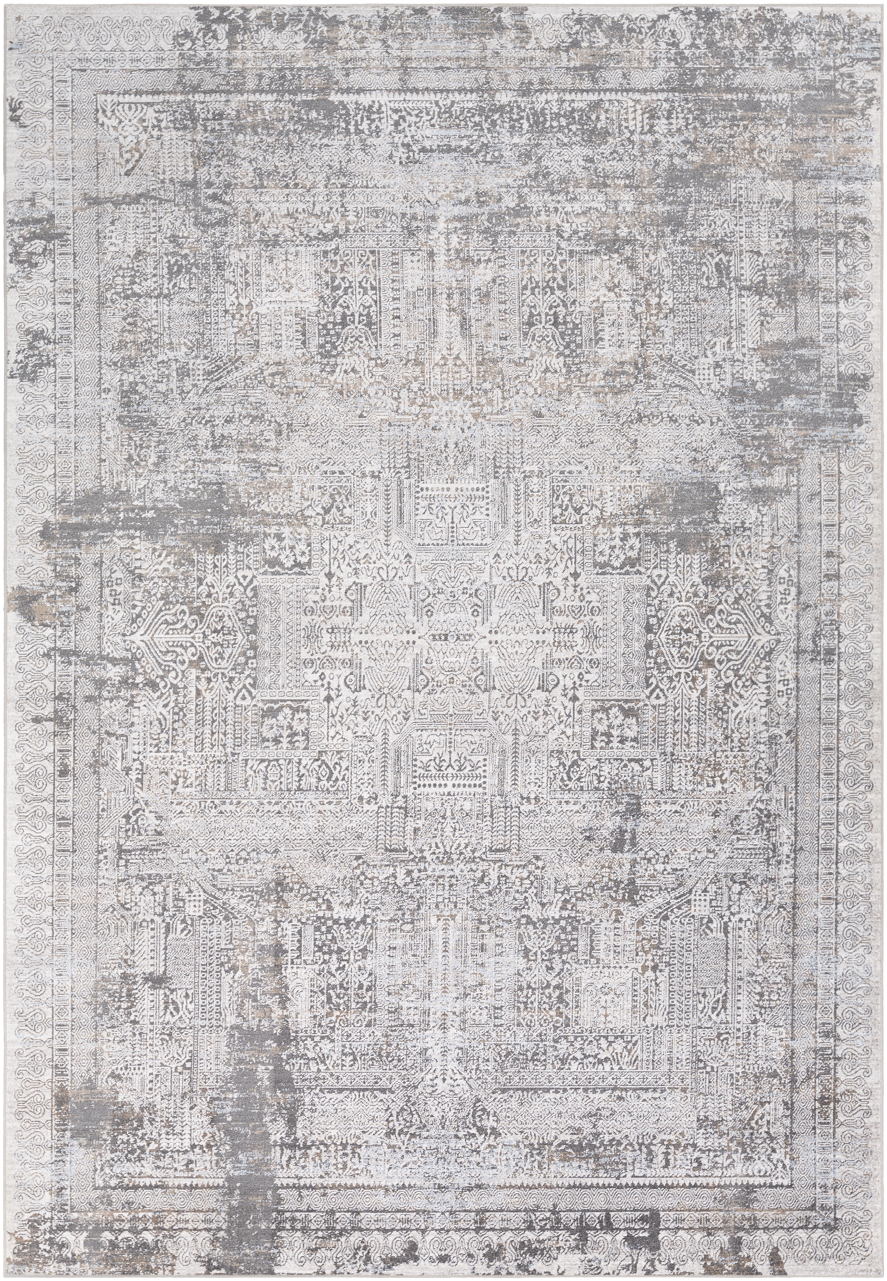 Couture Gray Indoor 2' x 2'11" Machine Woven Rug - Image 0