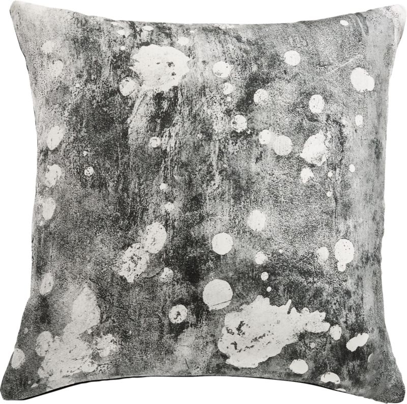 20" Blotter Drip Pillow with Feather-Down Insert - Image 2