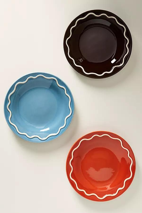 Lucie Portuguese Stoneware Dinner Plates, Set of 4 - Image 0