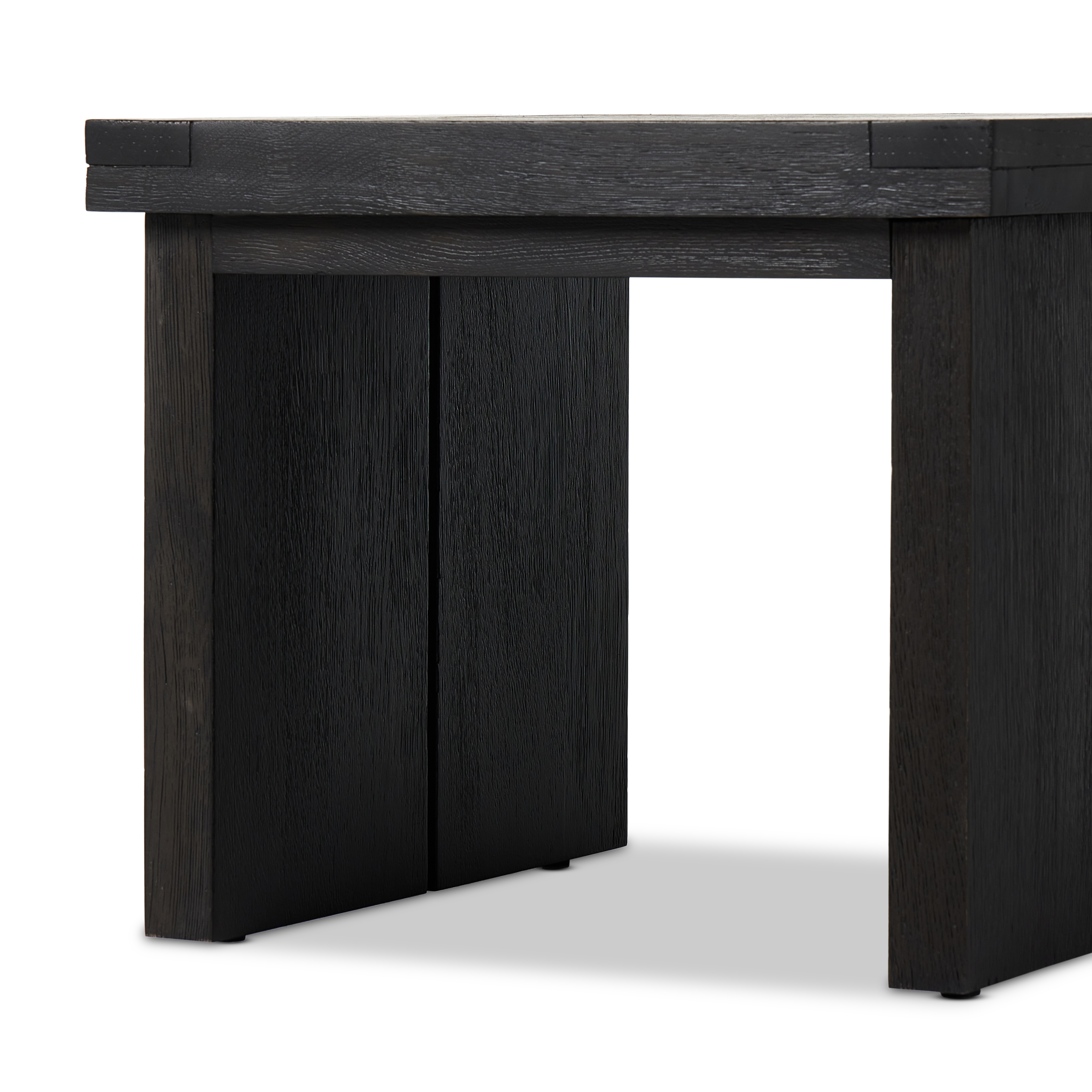 Warby End Table-Worn Black Oak - Image 8