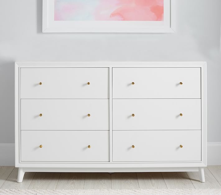 Sloan Extra Wide Nursery Dresser without Topper, Simply White, In-Home Delivery - Image 2