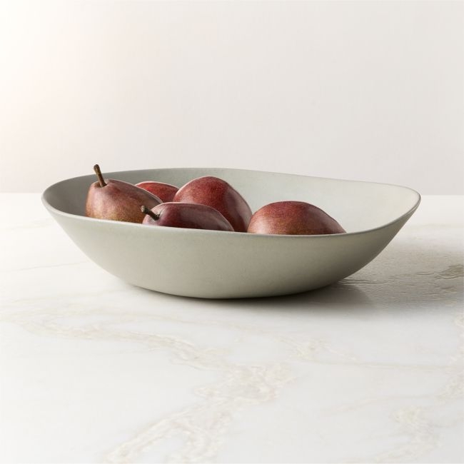 Selene Grey Stoneware Serving Bowl - Image 0