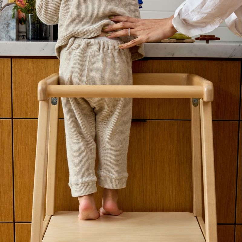 Lalo The Tower Natural Toddler Step Stool - Image 3