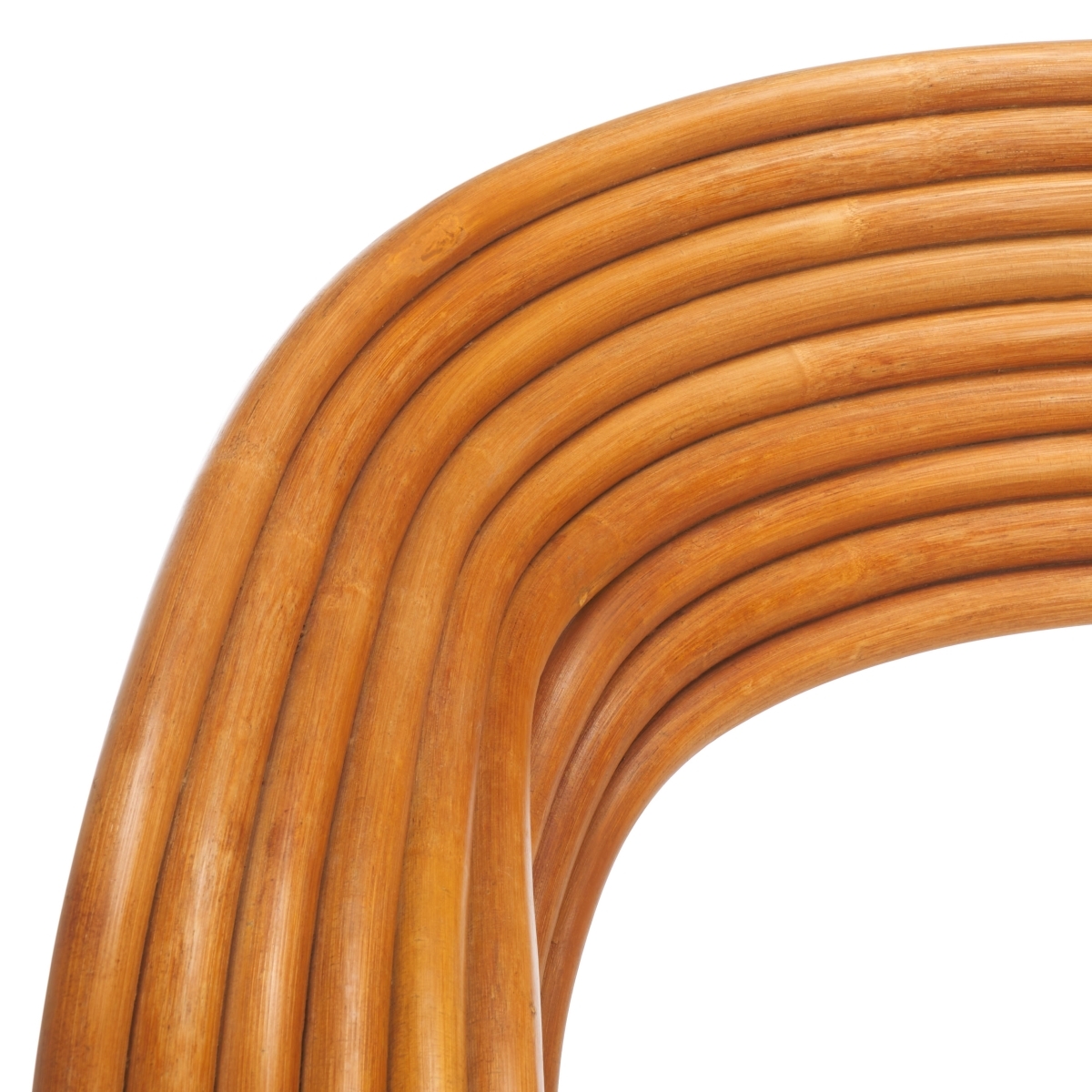 Giorno Rattan Accent Chair  - Natural / White - Safavieh - Image 2