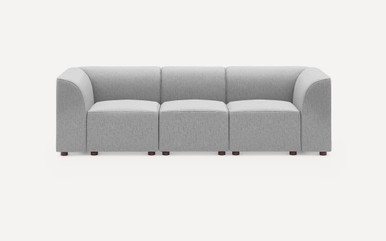 Mambo Sofa - Crushed Gravel - Performance Basketweave / High - Image 1