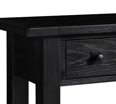 Benchwright Small Space Console Table, Blackened Oak - Image 1