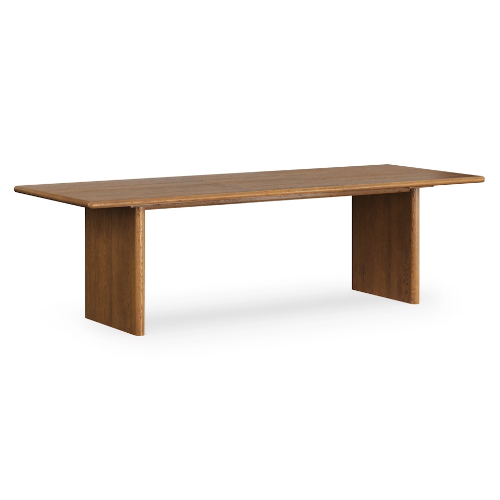 Torme 82.75" - 104.25" Extendable Dining Table - Smoked Oak - Image 1