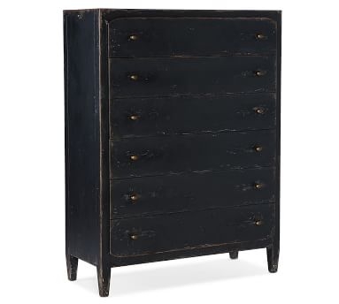 Blatchford 6-Drawer Tall Dresser, Black - Image 2