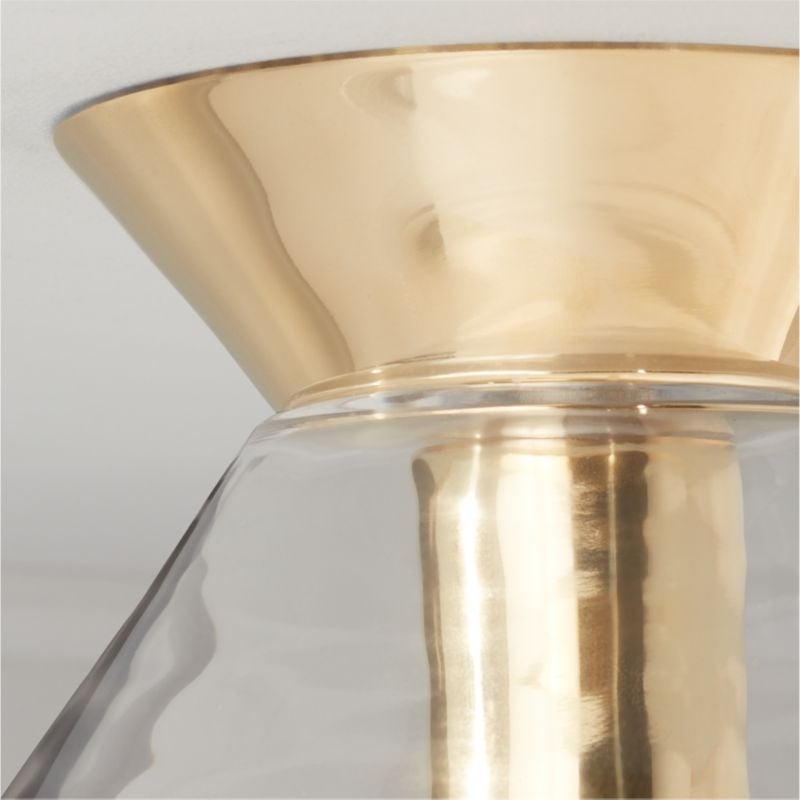 Jace Flush Mount Light, Polished Brass - Image 2
