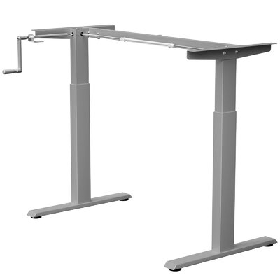 Hand Crank Sit To Stand Desk Frame Height Adjustable Standing Base - Image 0