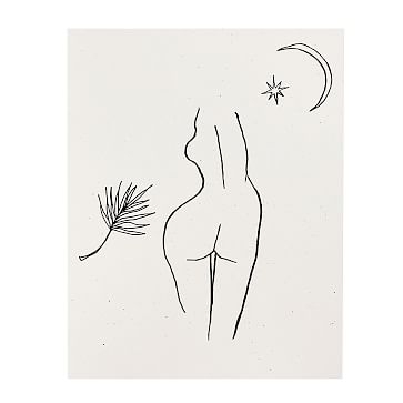 Wilde House Femme Art Print Unframed Beach 11X14 - Image 0